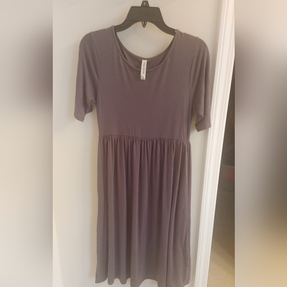 Zenana Outfitters Lavender Midi Dress